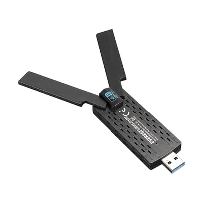 Everest EWA1800 Network Kartı 1800 Mbps WiFi 6 Dual Band USB 3.0