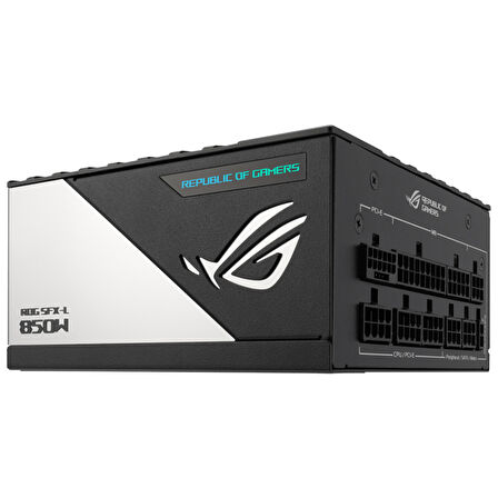  ROG LOKI SFX-L 850W MODÜLER ATX 3.0 UYUMLU 120MM PWM ARGB FAN PCIe 5.0 10 YIL GARANTI