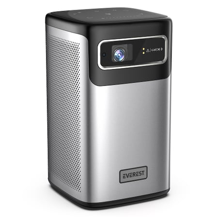 PJ-DLP21, 180 LED Lümen, 4K Destekli, 1xType-C, 1xHDMI, 1xUSB, WiFi, Bluetooth, 30.000 Saat Led Ömrü, 2x5W Speaker, 8000mAh Batarya, Taşınabilir, Android 9.0, 4K Projeksiyon Cihazı