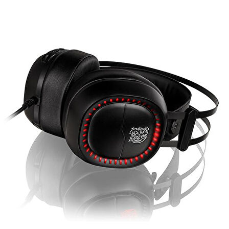 thermaltake  shock pro rgb 7.1 siyah oyun kulaklığı