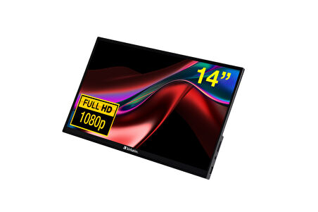 PMT-14 Portable Touchscreen Monitor 14" Full HD 1080p Metal Housing