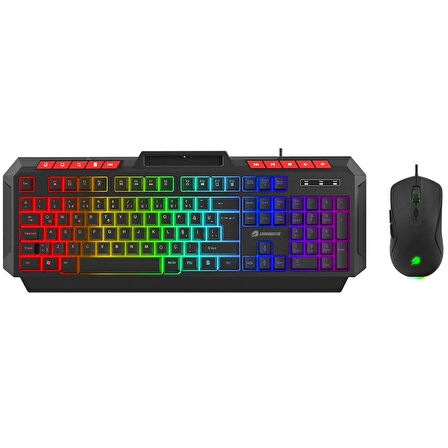 KM-11B Knight Siyah Klavye Mouse Set