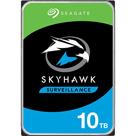 Seagate 10TB Skyhawk SV35 3.5" Sata3 7200Rpm 256MB 7/24 Hdd [ST10000VE00]