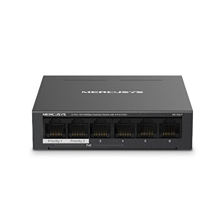 TP-LINK MERCUSYS MS106LP 4 PORT 10/100 MASAÜSTÜ SWITCH (YÖNETİLEMEZ)