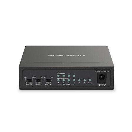 TP-LINK MERCUSYS MS106LP 4 PORT 10/100 MASAÜSTÜ SWITCH (YÖNETİLEMEZ)