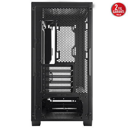ASUS A21 PLUS 360 MM SOĞUTUCU ALANI, 380 MM UZUNLUĞA KADAR EKRAN KARTI VE STANDART ATX PSU DESTEKLİ GİZLİ KABLO BÖLMELİ MICRO-ATX FANLI KASA