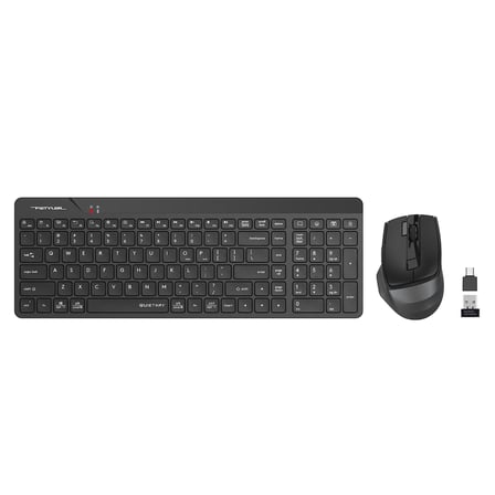 A4 Tech FG2400 Air2 Q Klavye Mouse Seti Kablosuz Sessiz Siyah