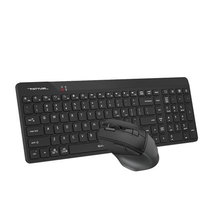 A4 Tech FG2400 Air2 Q Klavye Mouse Seti Kablosuz Sessiz Siyah