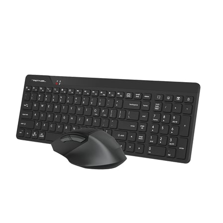 A4 Tech FG2400 Air2 Q Klavye Mouse Seti Kablosuz Sessiz Siyah
