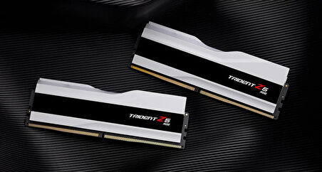  Trident Z5 RGB Beyaz DDR5-6400Mhz CL32 64GB (2x32GB) DUAL (32-39-39-102) 1.4V