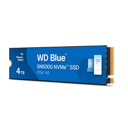 4TB WD BLUE M.2 NVMe SN5000 5500/5000MB/s WDS400T4B0E GEN4 SSD