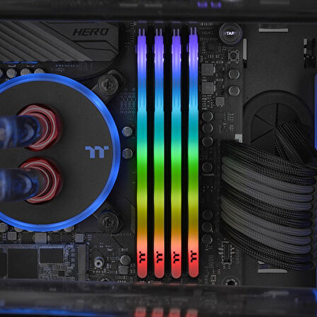  toughram z-one rgb siyah ddr4-3200mhz cl16 16gb (2x8gb) dual bellek kiti