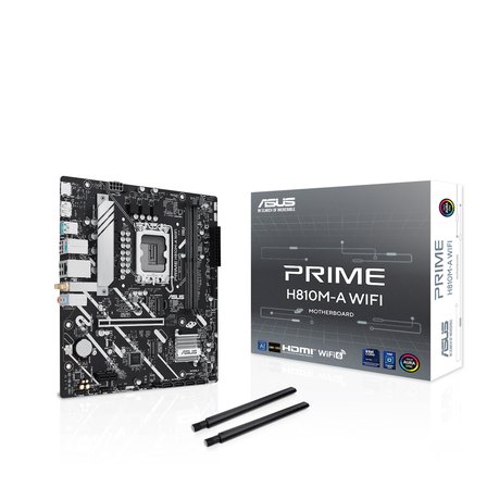 Asus Prime H810M-A WIFI Anakart DDR5 mATX Intel Destekli
