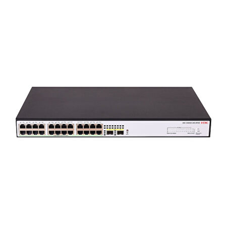H3C S1600V2-18P-HPWR, 16 Port, GigaBit, PoE 240W, L2, 2 Port GigaBit SFP, Web Yönetilebilir, Masaüstü Switch