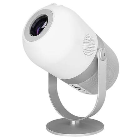 PJ09, 150 LED Lümen, 1280X720, 1xType-C, 1xHDMI, 1xUSB, WiFi, Bluetooth, 50.000 Saat Led Ömrü, 3W Speaker, Android 9.0, FULL HD Projeksiyon Cihazı