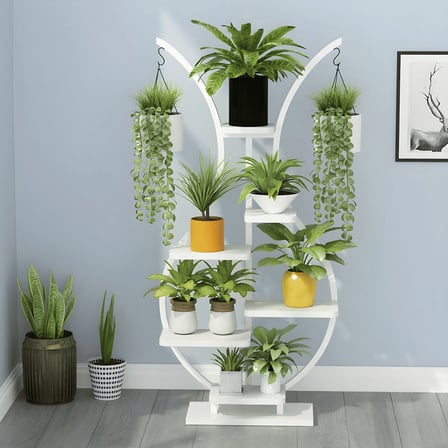 BTK58168 Modern Ahşap Çok Katlı Çiçeklik