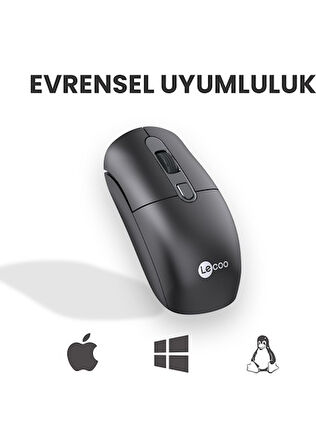  M2001 KABLOSUZ 1600 DPI SİYAH MOUSE