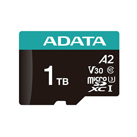 Premier Pro 1TB 100/85 MB/s UHS-I U3 Class10 (V30S)  Adaptörlü MicroSDXC Hafıza Kartı