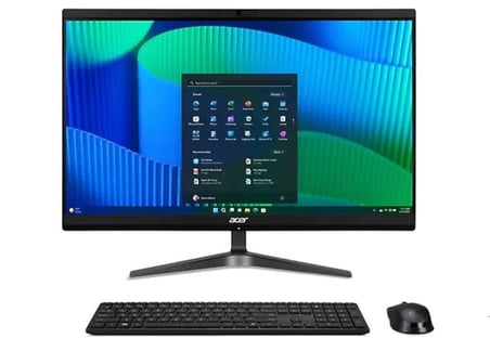 ACER Veriton VZ2524G DQ.R2REM.001 Ultra 5 125U 8GB 512GB SSD O/B Intel UHD 23.8" Siyah DOS All in One PC