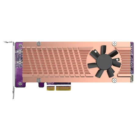 Qnap QM2-2P-244A PCIe SSD Adaptör Kartı Dual M.2 22110 2280 Desteği