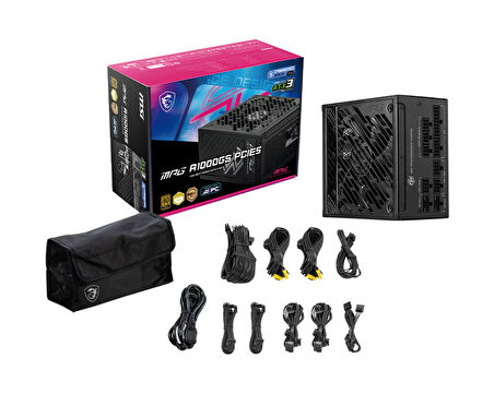 MSI MPG A1000GS PCIE5 1000W 80+ GOLD POWER SUPPLY