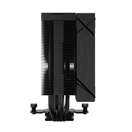 GAMDIAS BOREAS E2-410, Black Edition, 120mm, CPU Kule Tipi Hava Soğutma, Doğrudan Temas Teknolojisine Sahip 4 adet Gelişmiş Bakır Isı Borusu (AMD AM4-AM5 ve INTEL Tüm işlemciler ile uyumlu)