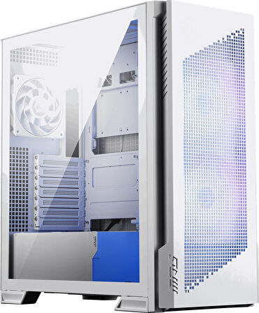 MSI MPG VELOX 300R AIRFLOW PZ WHITE Temperli Cam 2 x 120mm ARGB 1Xx 120 mm Fan E-ATX Gaming Bilgisayar Kasası
