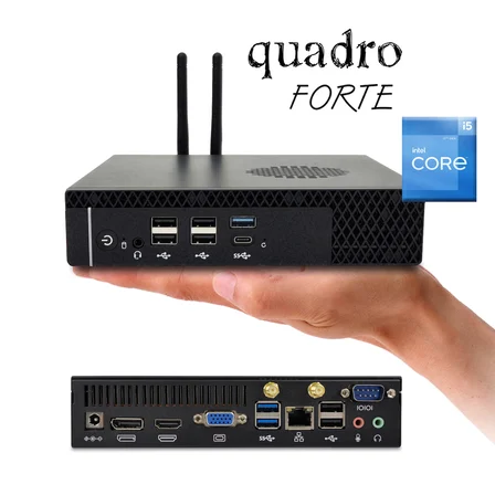 FORTE i5-12450H 16GB 512SSD VGA/HDMI FDOS Minipc