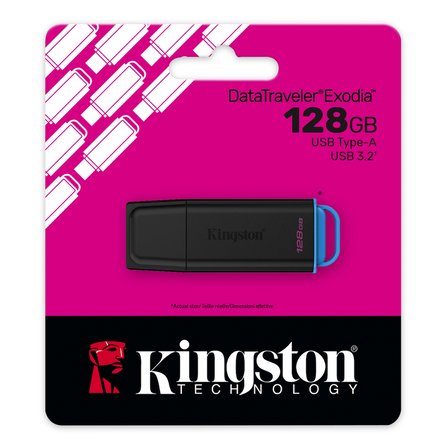 Kingston DataTraveler Exodia 128 GB USB 3.2 Flash Bellek