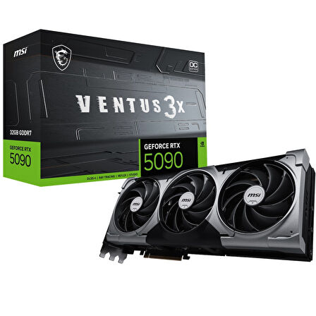  32GB GEFORCE RTX 5090 32G VENTUS 3X OC GDRR7 [512bit] PCI 5.0 1xHDMI 3xDP