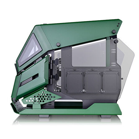  ah t200 racing green tempered glass pencereli, mikro atx oyuncu kasası