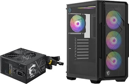 MSI MAG FORGE 151A Bilgisayar Kasası 750W 80+ Bronze Midi Tower RGB
