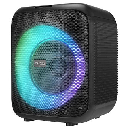 MD-BT51 BOMBIX, 60W, Taşınabilir, BT/USB/TF/TWS, RGB Aydınlatma, Toplantı, Parti, Açık Hava Speaker. Kablolu Mikrofon Hediyeli