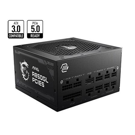  PSU MAG A850GL PCIE5 850W 80+ GOLD FULL MODULAR POWER SUPPLY