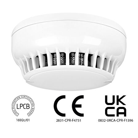 Teknim TFD-4250 Konvansiyonel Optik Duman Isı Dedektörü (Taban Hariç), Multisensör, LPCB
