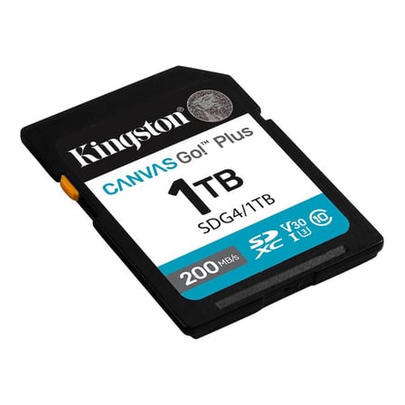 Kingston Canvas Go! Plus 1 TB SDXC Hafıza Kartı 200 MB/s