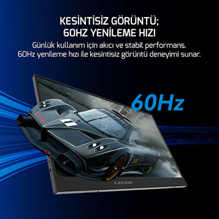  LITE E15 15,6’’ 60HZ FHD PORTABLE TAŞINABİLİR MONİTÖR (SIFIR ÖLÜ PİKSEL GARANTİLİ)