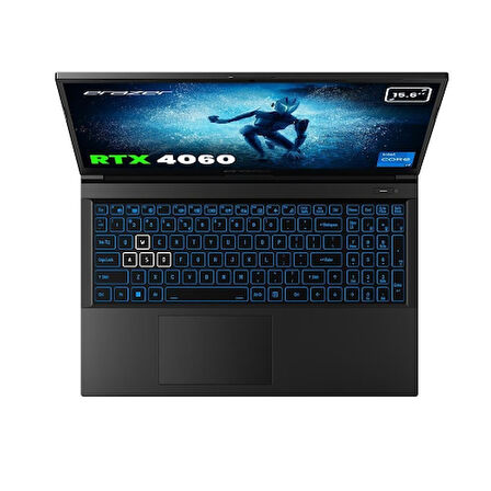 ERAZER Deputy P60i, MD62749-R32, i7-13620H,  15.6&quot; FHD, 144Hz, 32Gb Ram, 1TB NVMe M.2 SSD, 8GB RTX4060 Ekran Kartı, Free Dos, Gaming Notebook