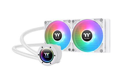  TH240 Beyaz V2 ARGB Led Fanlı 240mm İntel/AM5 Uyumlu Sıvı Soğutma Sistemi