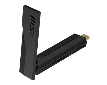 MSI BE6500 Wi-Fi 7 USB Adaptör Siyah