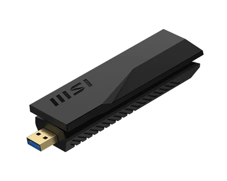 MSI BE6500 Wi-Fi 7 USB Adaptör Siyah