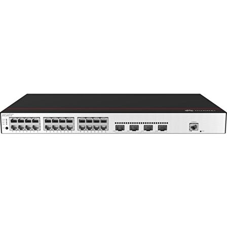 S5735-L24P4S-A-V2 24 10/100/1000BASE-T ports 4 GE SFP ports PoE AC power