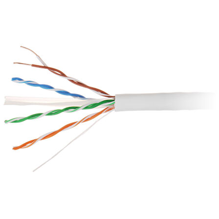 DAHUA DH-PFM923I-6UN-C, CAT6 305m, 24AWG 0.53mm, UTP, %100 Bakır, LSZH Halogen Free Kablo, Beyaz Renk