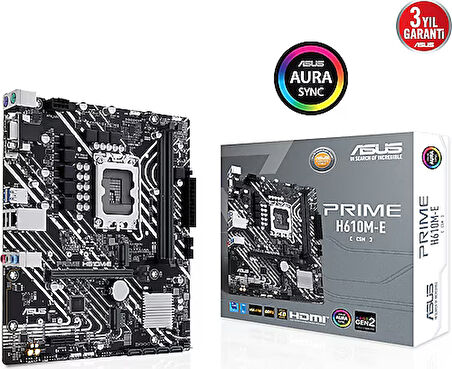 Prime H610M-E D5 Csm 1700P Vga Hdmi Dp