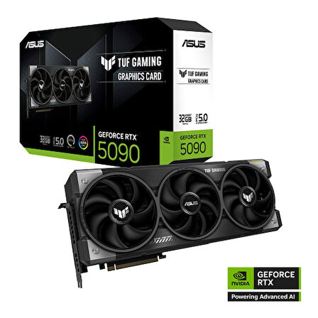  TUF-RTX5090-32G-GAMING, 32Gb, 512Bit, GDDR7, 2xHDMI, 3xDP GAMING Ekran Kartı