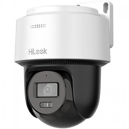 HILOOK PTZ-N2C400M-DE, 4Mpix, 2,8mm Lens, H265+, ColorVu, 30Mt Gece Görüşü, IP66, Dahili Mikrofon, PoE, Speed Dome, PTZ IP Kamera (Ayak Dahil)