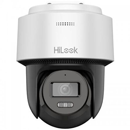 HILOOK PTZ-N2C400M-DE, 4Mpix, 2,8mm Lens, H265+, ColorVu, 30Mt Gece Görüşü, IP66, Dahili Mikrofon, PoE, Speed Dome, PTZ IP Kamera (Ayak Dahil)