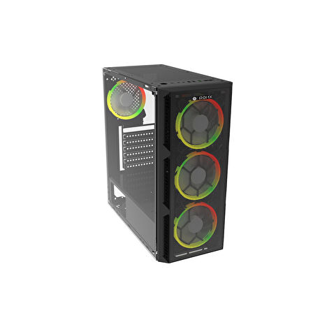  SPACE BTX-65G 650W 80+ 4x RAINBOW FIXED LED FAN ATX 2xUSB3.0 SİYAH KASA