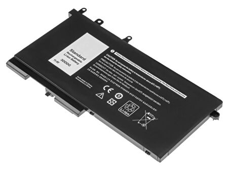  Dell Latitude E5480, E5580 Notebook Bataryası - 3 Cell