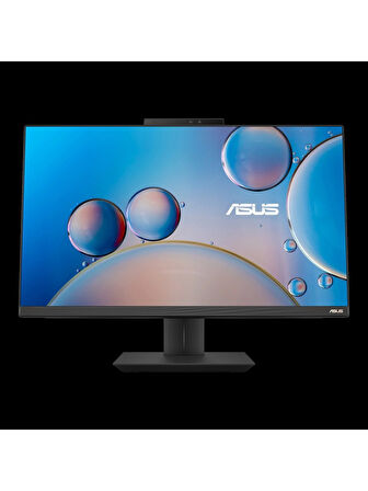 ASUS A5702WVARK-I58512B0D, Ultra 5-120U, 27" FHD Ekran, 8Gb DDR5 Ram, 512Gb SSD, Wi-Fi 6, Type-C, Paylaşımlı Ekran Kartı, Free Dos, All In One PC, (Black)